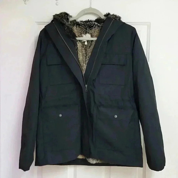 Joie Jackets & Blazers - JOIE Hanni Hooded faux fur lined Winter jacket